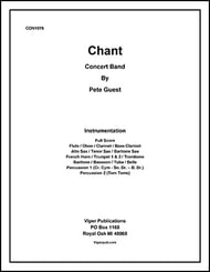 Chant Concert Band sheet music cover Thumbnail